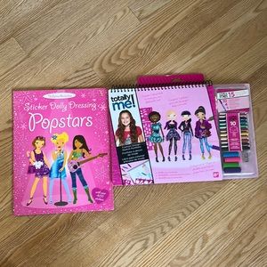 Pop star activity books